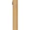 Ekena Millwork Merced Block Rough Sawn Bracket w/ Offset Brace, Western Red Cedar, 4"W x 24"D x 24"H BKT0402X24X24MRC05RWR - alternate 3